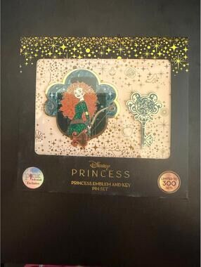 Disney Meridra Pink a la Mode Princess Keys for the Kingdom Pin Set LE 300